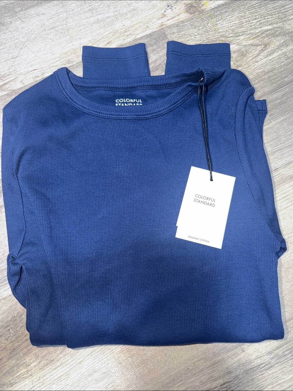 Color Standard Ribbed Long Sleeve - Picture 4 of 6